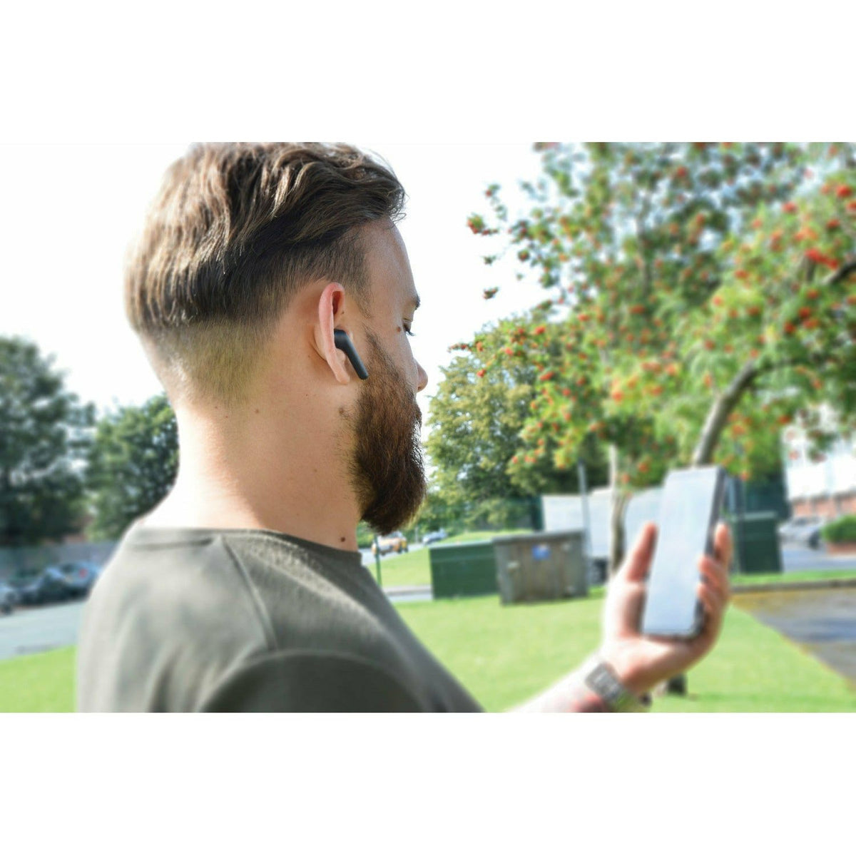 AV:Link InSound In-Ear True Wireless Bluetooth Earbuds with Power Case - Black | 100580 (7552635666620)