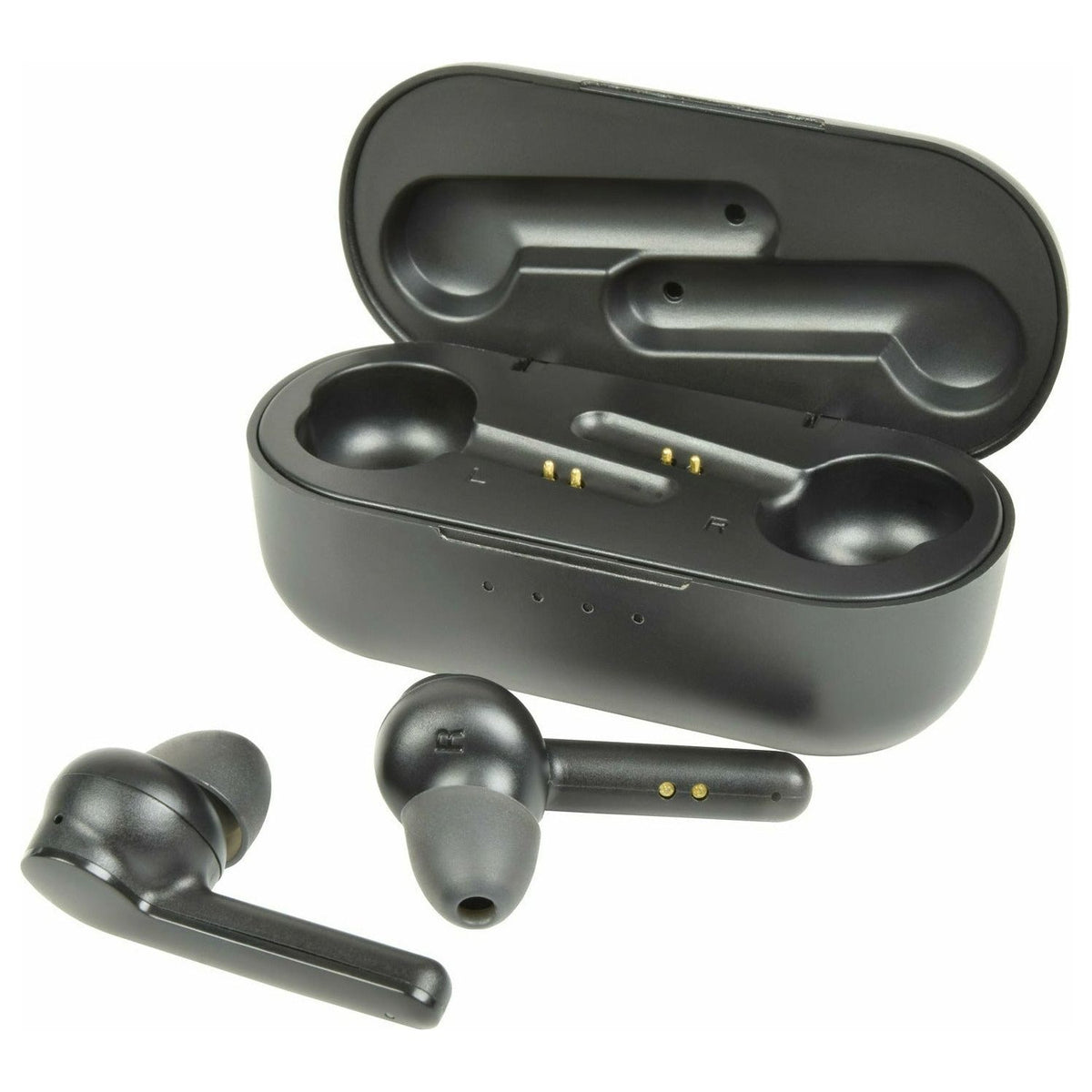 AV:Link InSound In-Ear True Wireless Bluetooth Earbuds with Power Case - Black | 100580 (7552635666620)