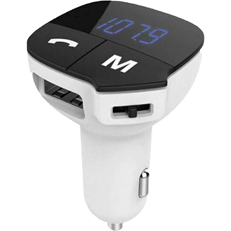 Aquarius 2.1A Bluetooth Handsfree Car Charger Kit - White | 011016 from Aquarius - DID Electrical