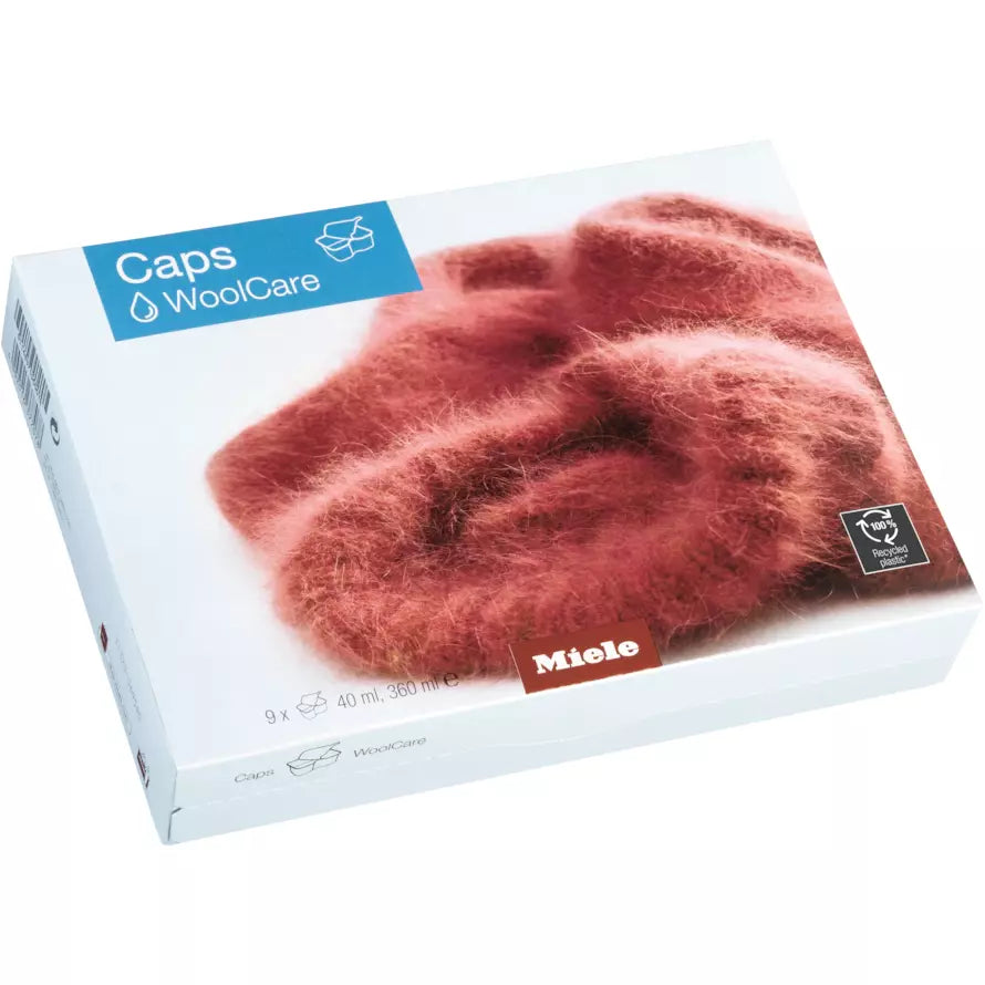 Miele WoolCare Caps Detergent for Wool &amp; Delicates - Pack of 9 | 11485710 from Miele - DID Electrical
