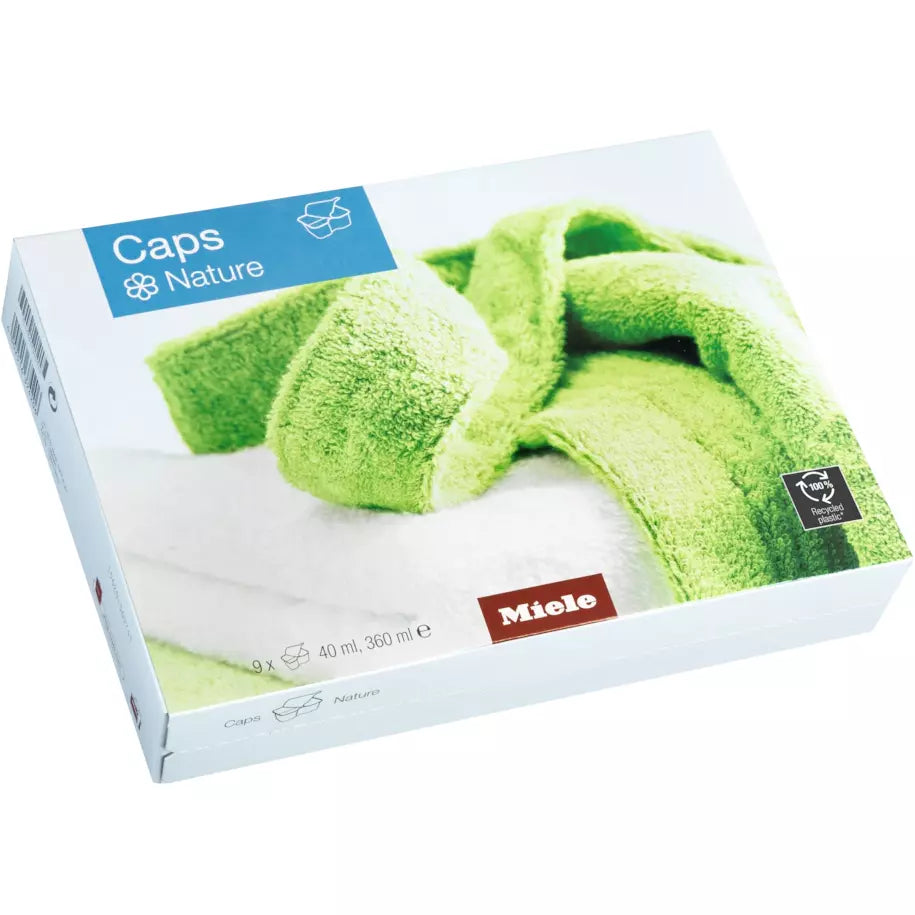 Miele Nature Caps Fabric Conditioner for Freshly Scented Laundry - Pack of 9 | 11486060 from Miele - DID Electrical