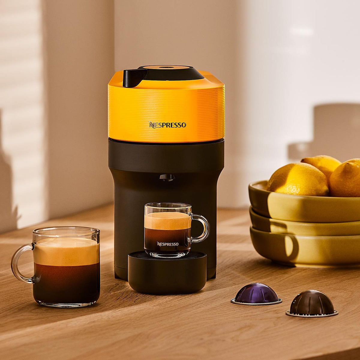 Nespresso Vertuo Pop Pod Coffee Machine - Mango Yellow | 11735 (7671870587068)