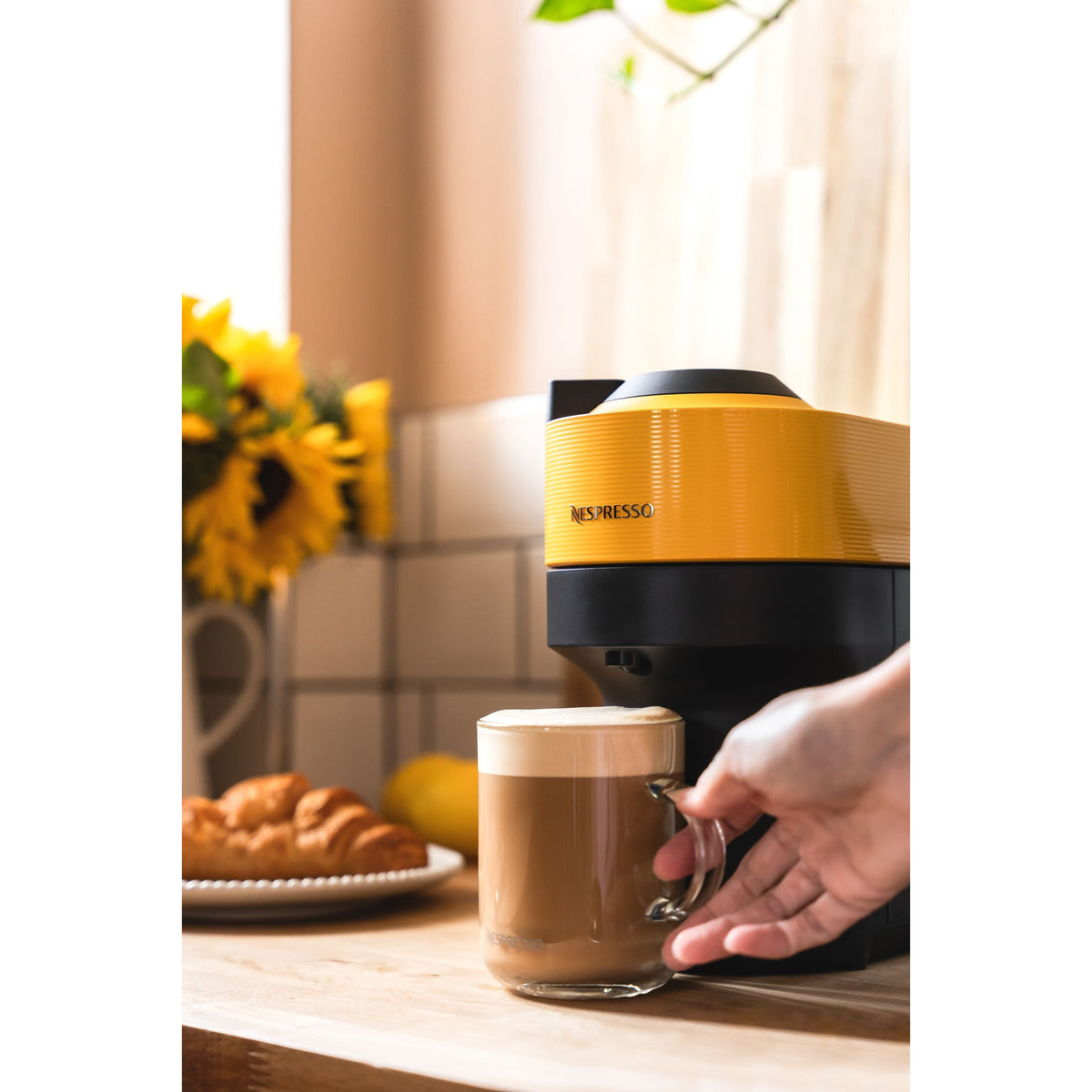 Nespresso Vertuo Pop Pod Coffee Machine - Mango Yellow | 11735 (7671870587068)