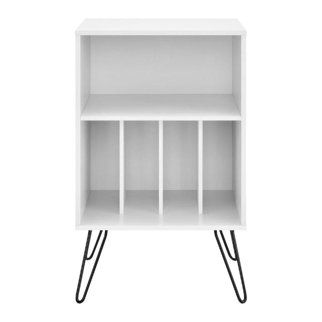 Dorel Home Concord Turntable Stand with Record Storage - White | 1324015COMUK (7670871261372)