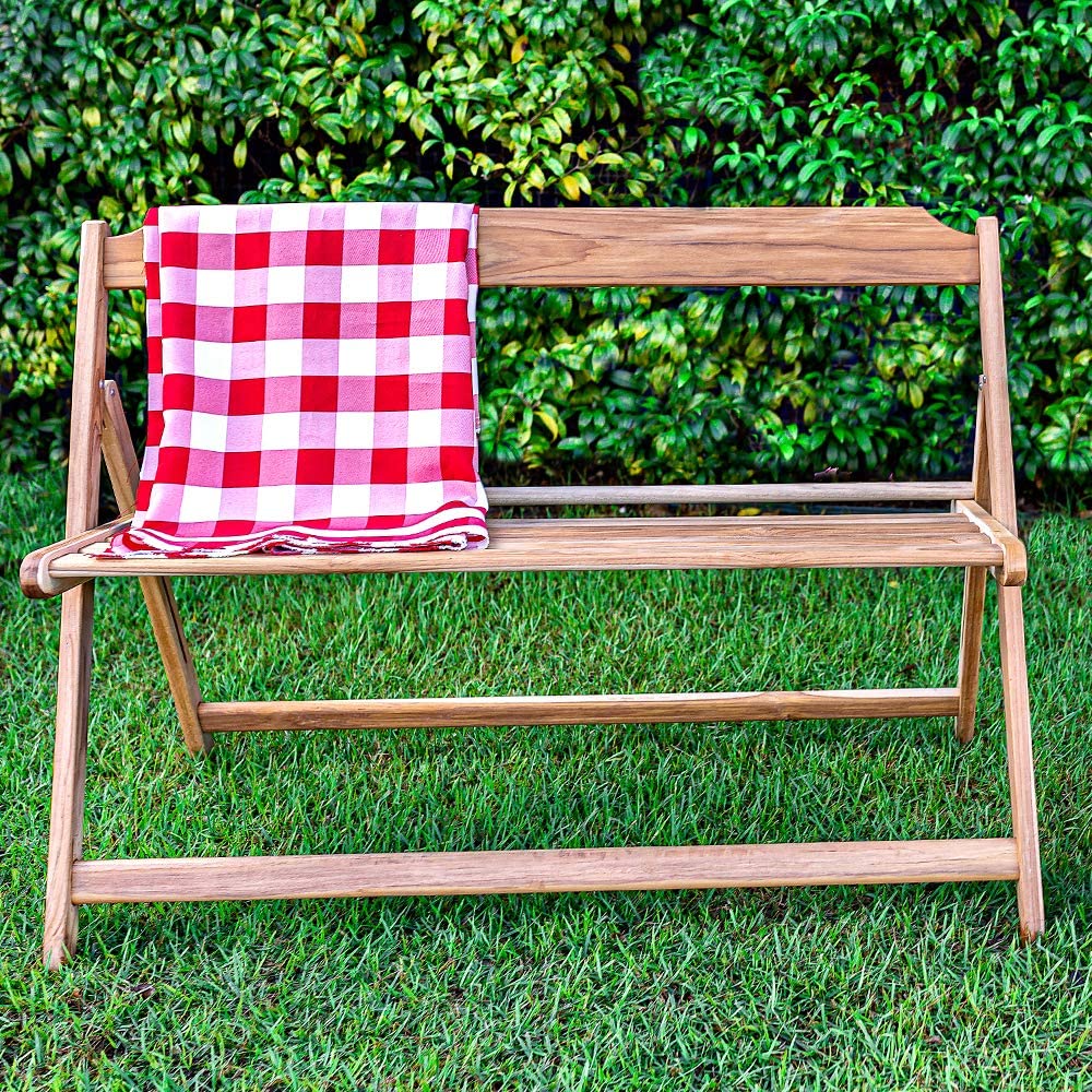 Tramontina 2/3 Seater Teak Wood Foldable Beer Bench - Tan | 13926/052 (7558493798588)