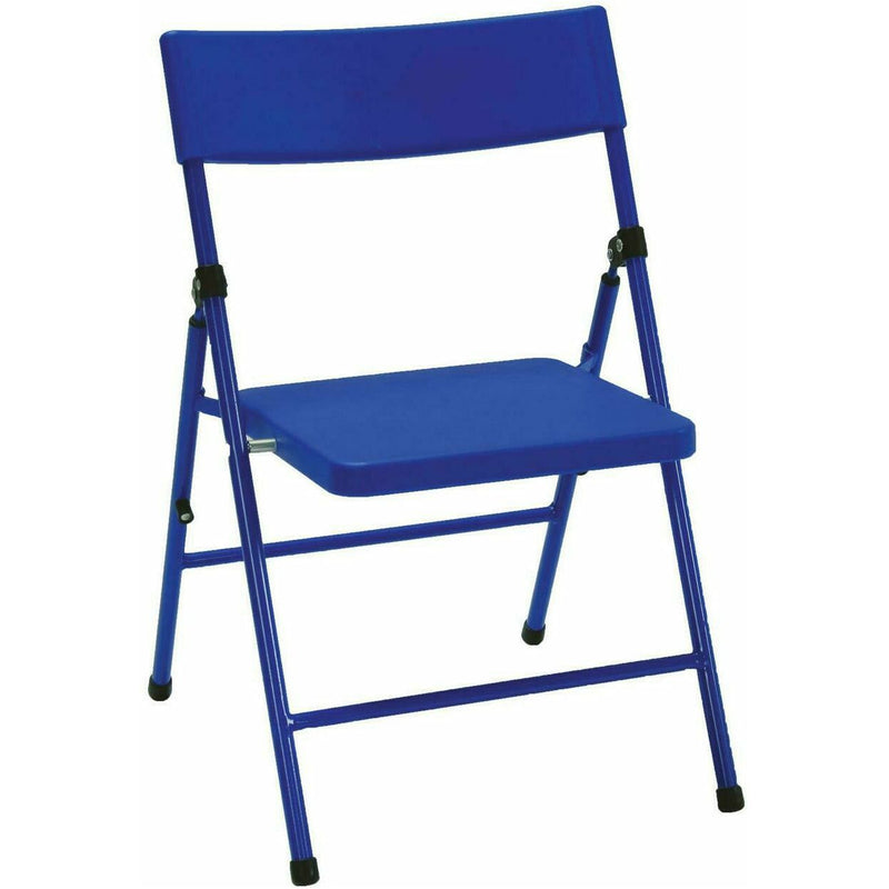 Cosco 4 Pack Safety 1st Kids Pinch-Free Folding Chair - Blue | 14301BLU4E (7558493765820)