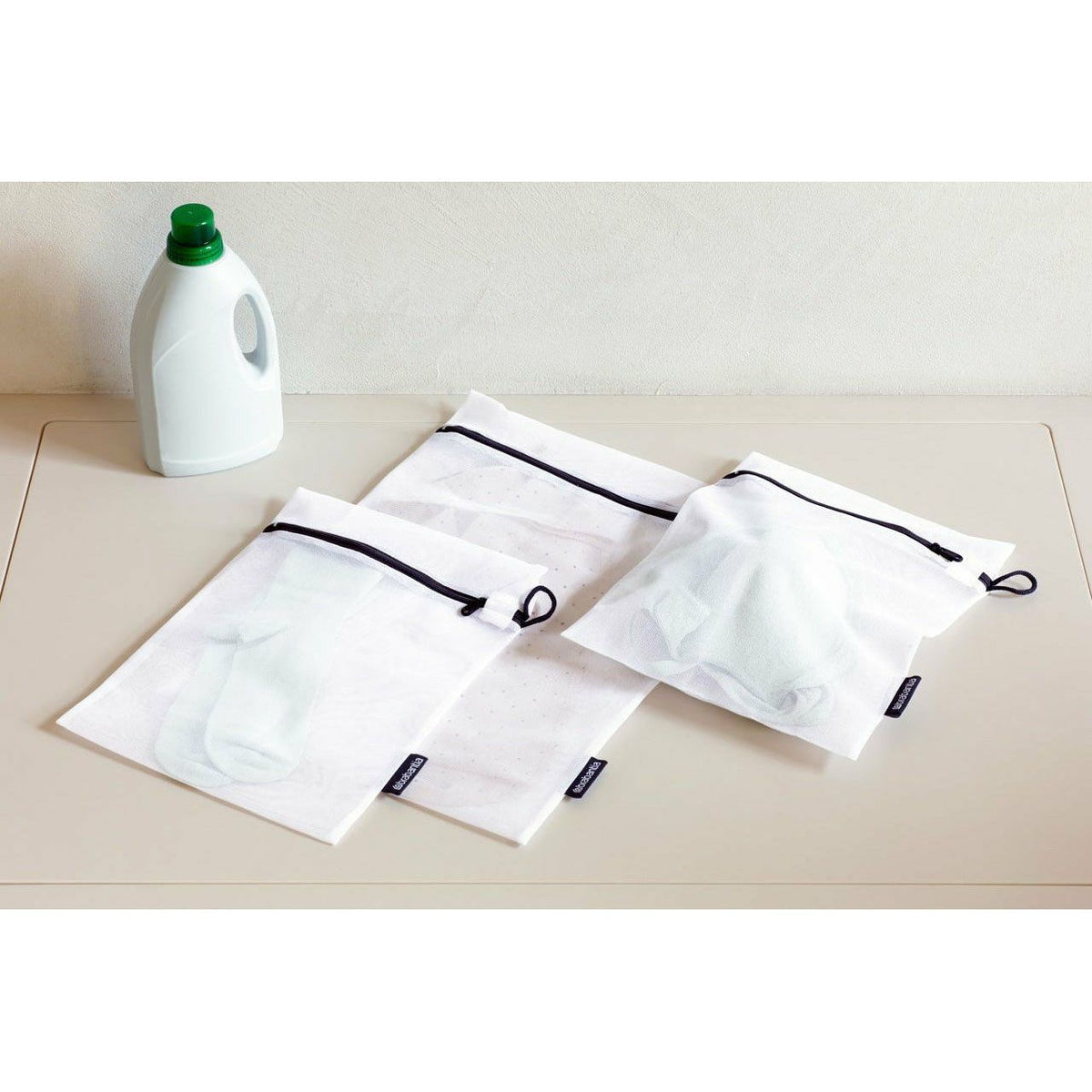 Brabantia Clothes Wash Bag Pack of 3 - White | 149221 (7611394162876)