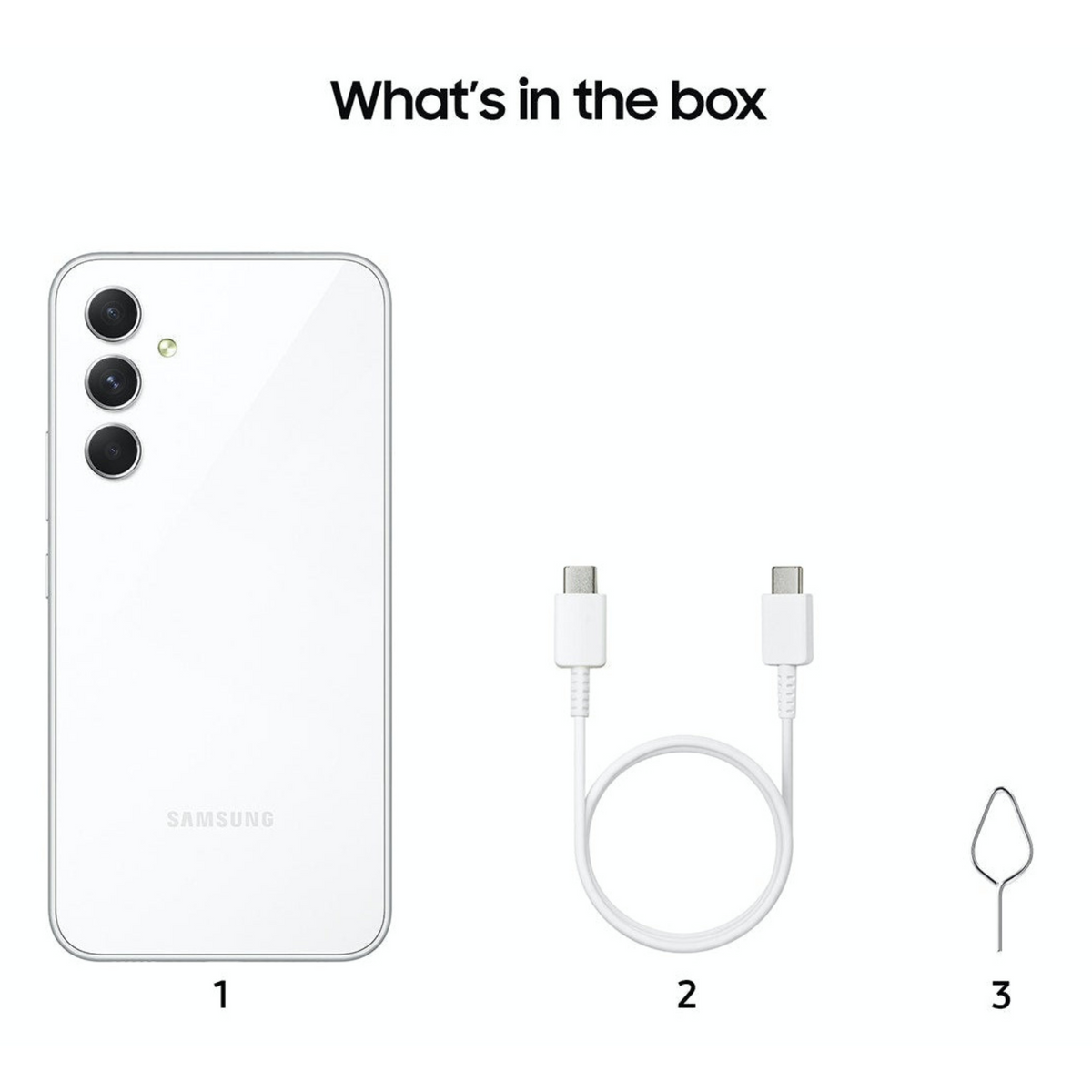 Samsung Galaxy A54 5G 6.4&quot; 128GB Smartphone - Awesome White | SM-A546BZWCEUB from Samsung - DID Electrical