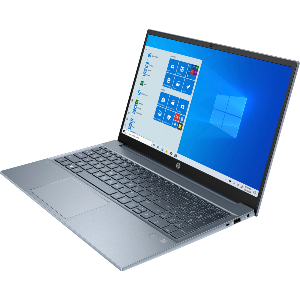 HP Pavilion 15.6&quot; Intel Core i7 8GB/512GB Laptop - Fog Blue | 15-EG0053NA (7105851228348)
