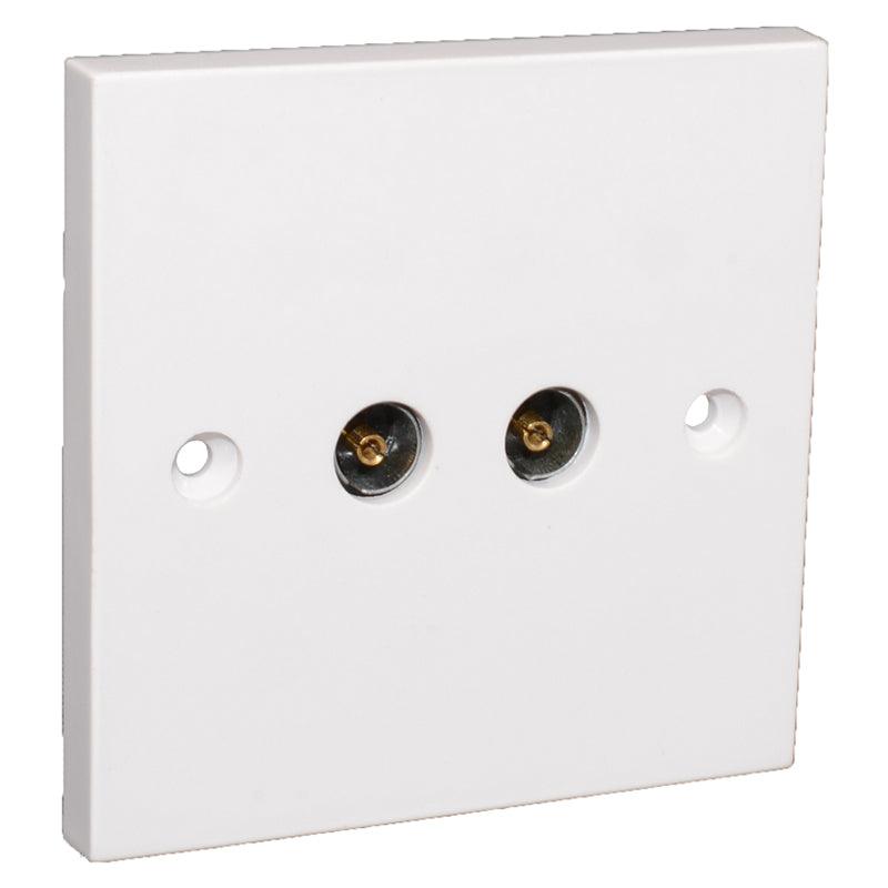 2 Gang Flush TV Socket | 1TV/2 (7265267286204)