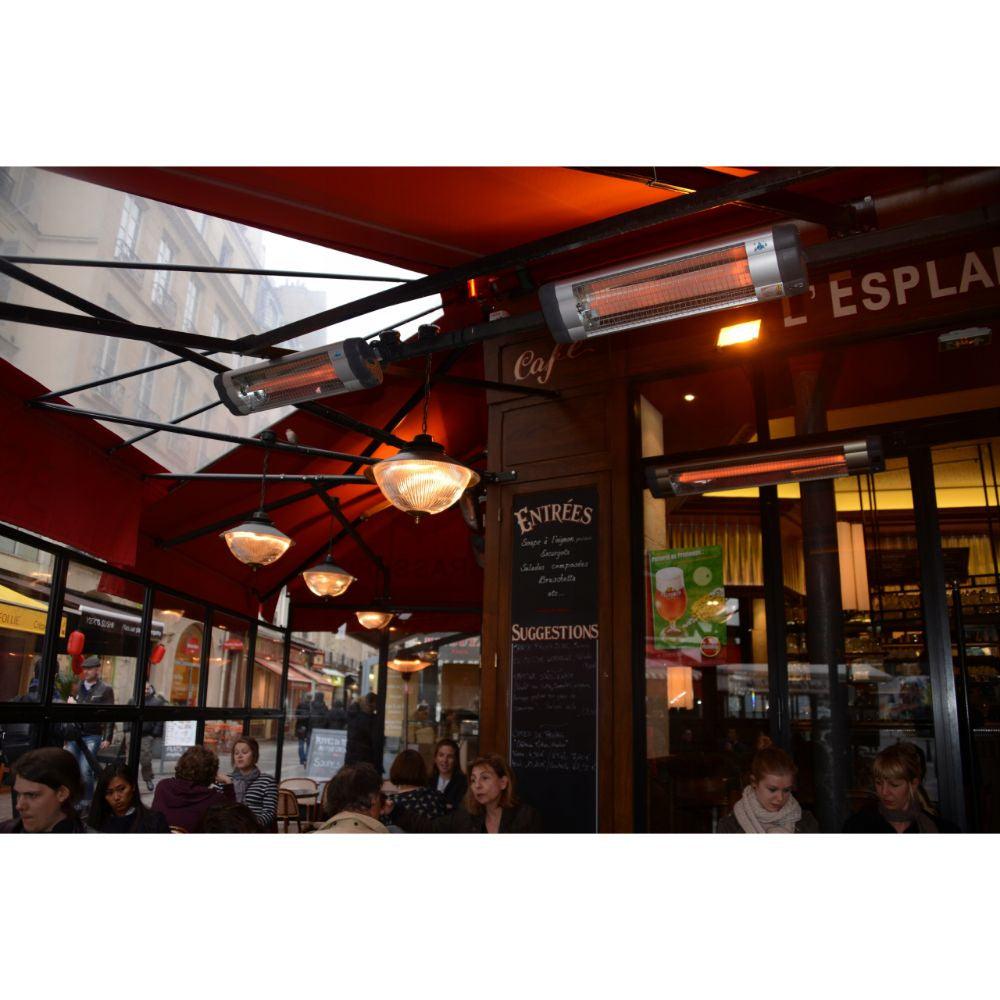 Kaltmann 2000W Wall Mounted Outdoor Patio Heater- Stainless Steel | 112845 from DID Electrical - guaranteed Irish, guaranteed quality service. (6977701347516)