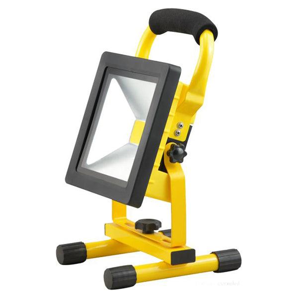 20W Rechargeable LED Flood Light on Stand - Yellow | FLS20 (7229142630588)