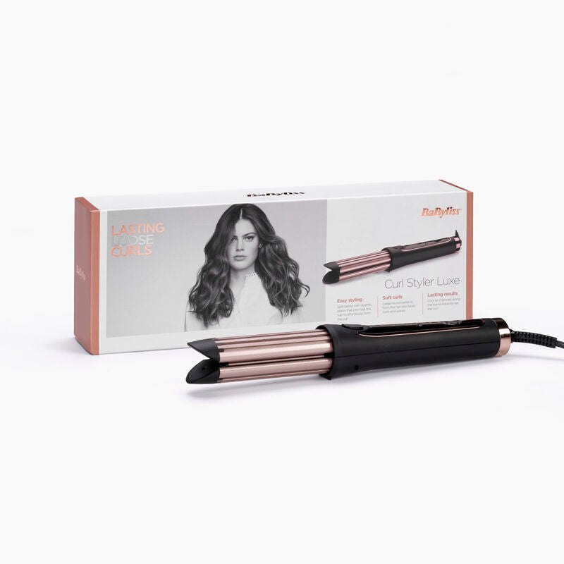 BaByliss Curl Styler Luxe Hair Curler - Black &amp; Rose | 2112U from Babyliss - DID Electrical