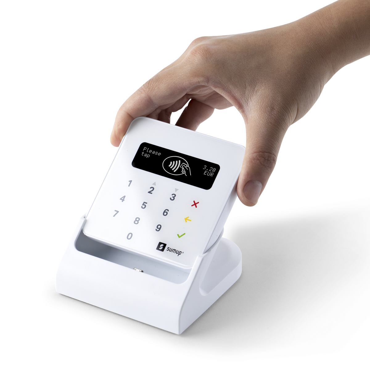 SumUp Air Card Reader with Charging Station - White | 226-800604901 from SumUp - DID Electrical