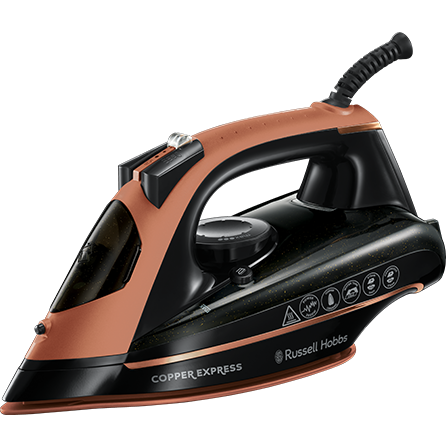 Russell Hobbs 2600W Copper Express Steam Iron - Copper & Black | 23975 from Russell Hobbs - DID Electrical