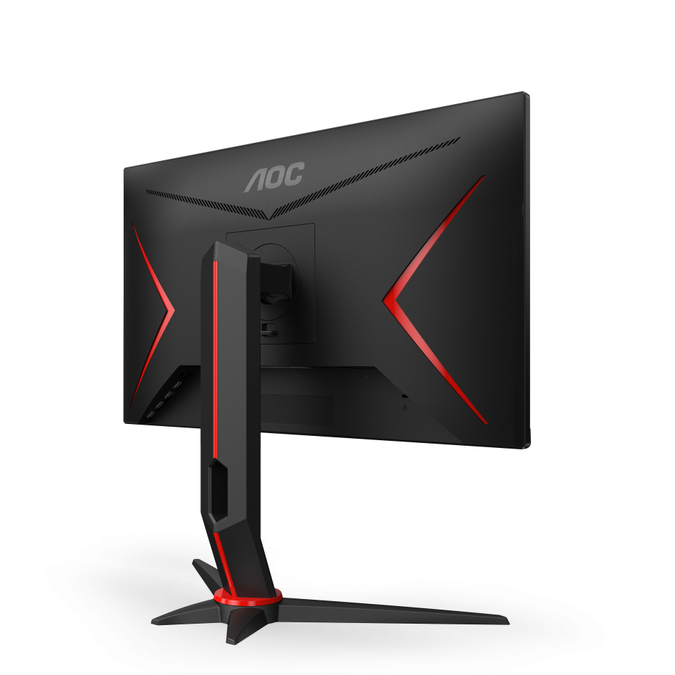 AOC 23.8&quot; Full HD LCD Gaming Monitor - Black &amp; Red | 24G2SU/BK from AOC - DID Electrical