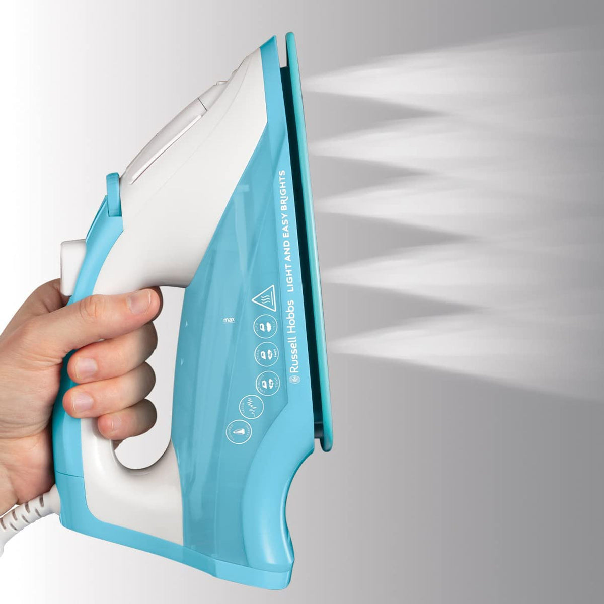 Russell Hobbs Light & Easy Brights Steam Iron - Blue | 26482 (7550981439676)
