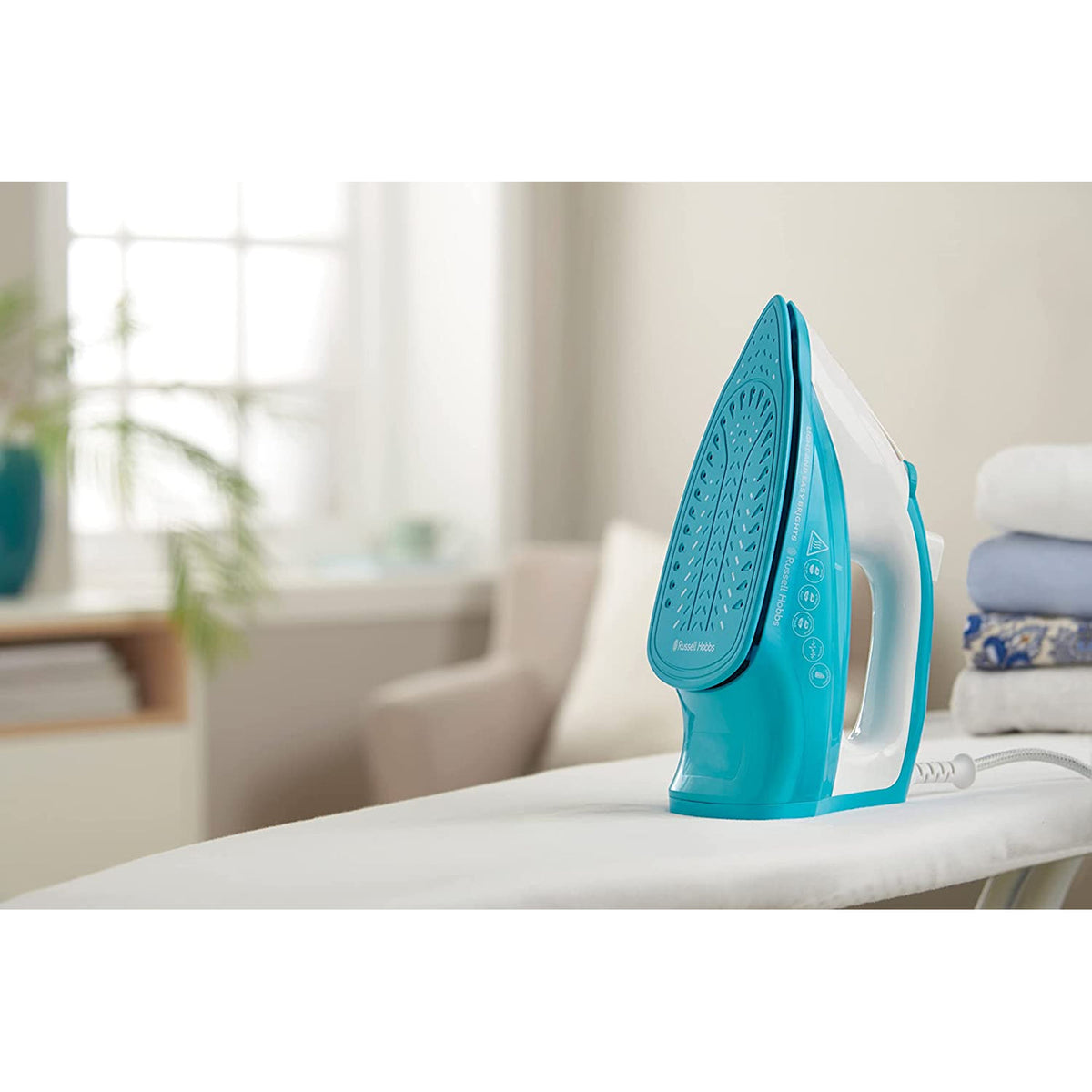 Russell Hobbs Light & Easy Brights Steam Iron - Blue | 26482 (7550981439676)