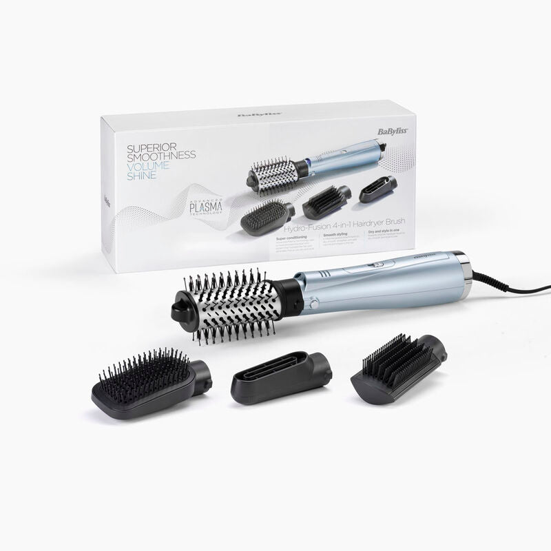 Babyliss Hydro Fusion 4 in 1 Hair Dryer Brush - Blue | 2774U from Babyliss - DID Electrical