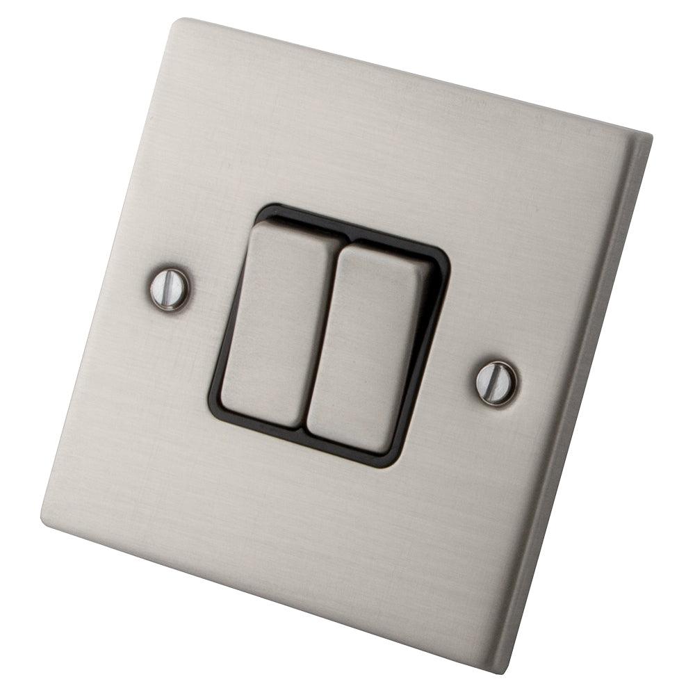 2Gang 2Way Switch - Stainless Steel | MBS2LS2 (7229146955964)