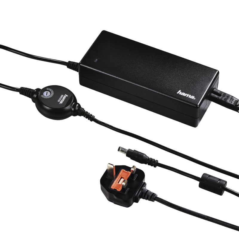 Hama 90W Universal Laptop Power Adapter - Black | 345578 from Hama - DID Electrical