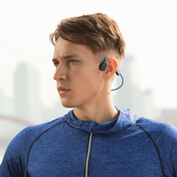 Aftershokz Openmove Open Ear Wireless Headphone - Elevation Blue | 38-S661BL from Aftershokz - DID Electrical