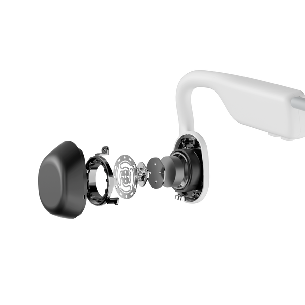 Aftershokz Openmove Open Ear Wireless Headphone - Alpine White | 38-S661WT from Aftershokz - DID Electrical