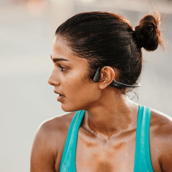 Aftershokz OpenRun Open Ear Wireless Headphone - Cosmic Black | 38-S803BK from Aftershokz - DID Electrical