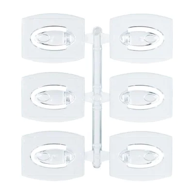 3M Command Mini Hook with Strip - Transparent | 3M17006 (7671933567164)