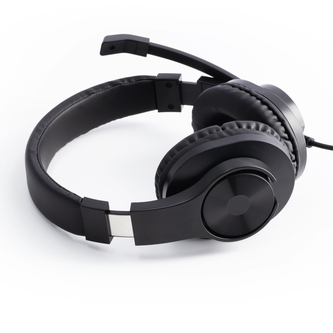 Hama HS-P350 Over-Ear PC Office Stereo Headset - Black | 419705 from Hama - DID Electrical