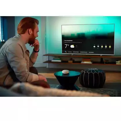 Philips 43&quot; 4K UHD LED Android Smart TV - Light Silver | 43PUS7956/12 from Philips - DID Electrical