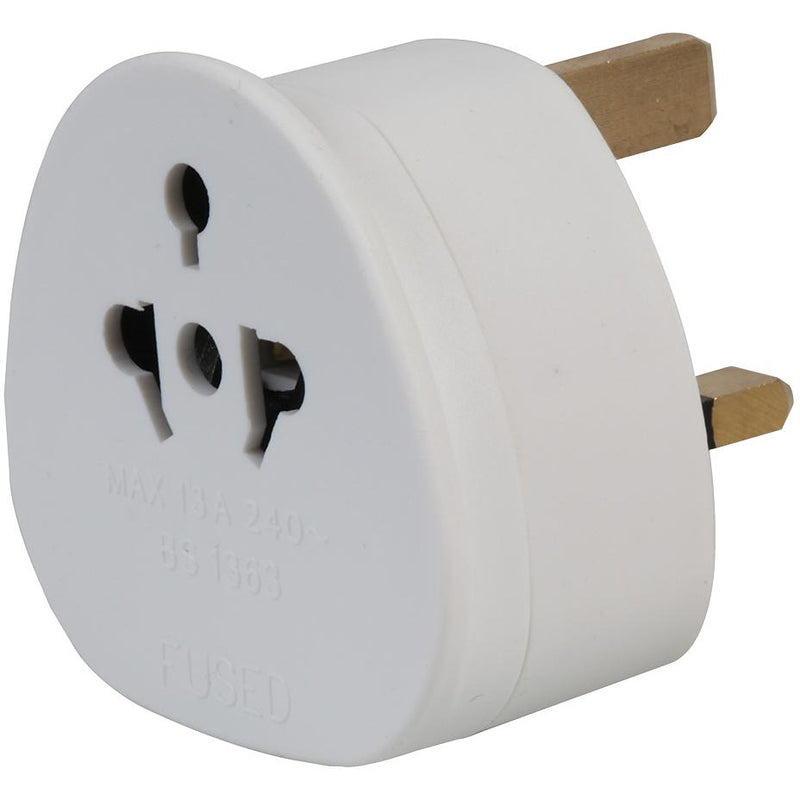 Benross Visitor Travel Adaptor Plug - White | 463366 from Benross - DID Electrical