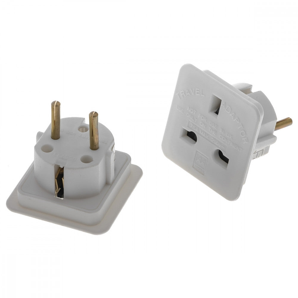 Benross Euro Travel Adaptor - White | 464462 from Benross - DID Electrical