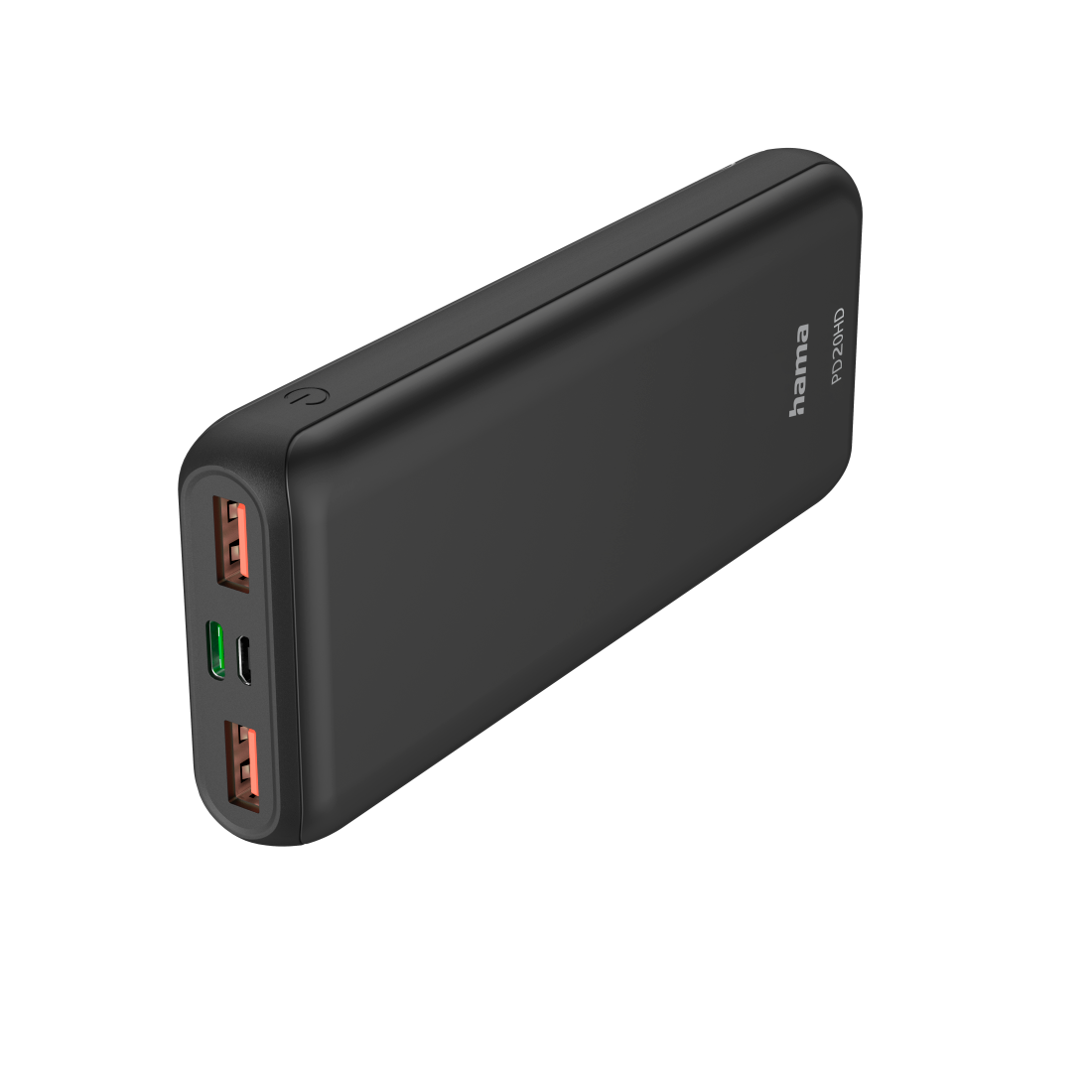 Hama PD20-HD 20000mAh USB-C & USB-A Power Bank - Grey | 486585 from Hama - DID Electrical