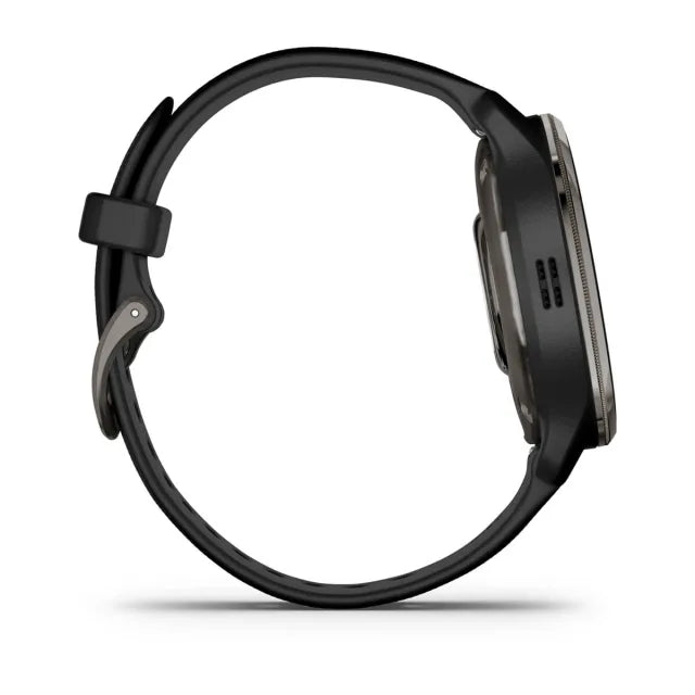 Garmin Venu 2 Plus 43MM Smart Watch with Silicone Band - Stainless Steel &amp; Black | 49-GAR-010-02496-11 from Garmin - DID Electrical