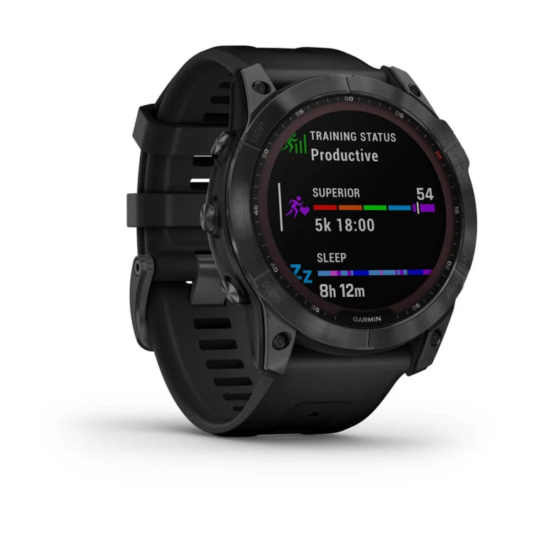 Garmin Fenix7X Solar Edition 1.40&quot; Smart Watch - Slate Grey &amp; Black | 49-GAR-010-02541-01 from Garmin - DID Electrical
