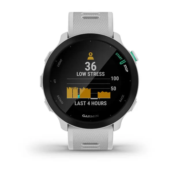Garmin Forerunner 55 Running Smart Watch - White | 49-GAR-010-02562-11 from Garmin - DID Electrical