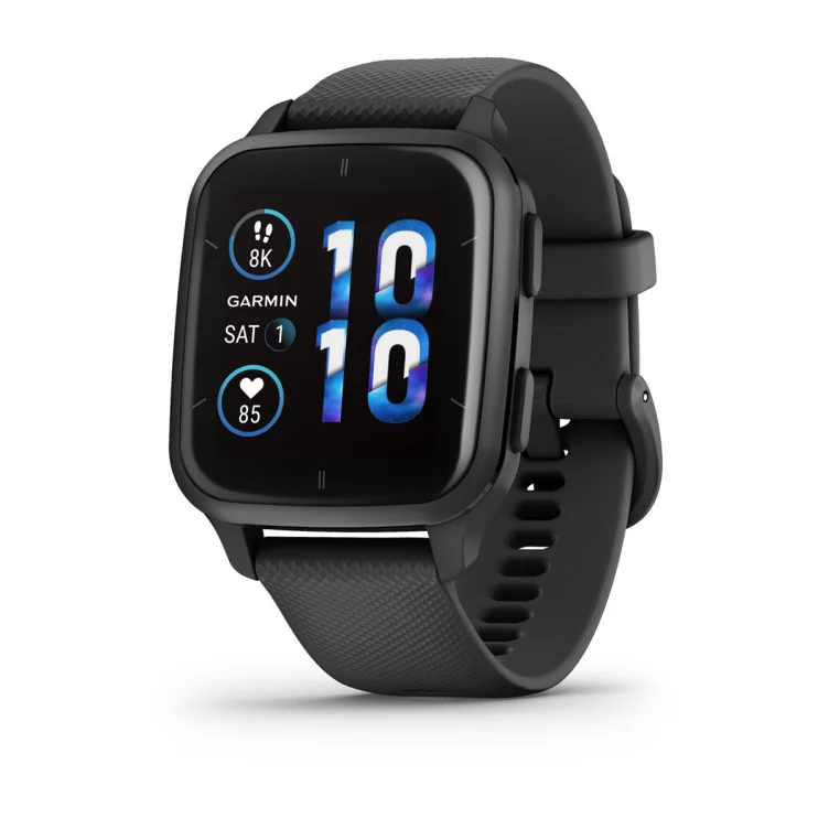 Garmin Venu Sq 2 Music Edition Smart Watch - Black &amp; Slate | 49-GAR-010-02700-10 from Garmin - DID Electrical
