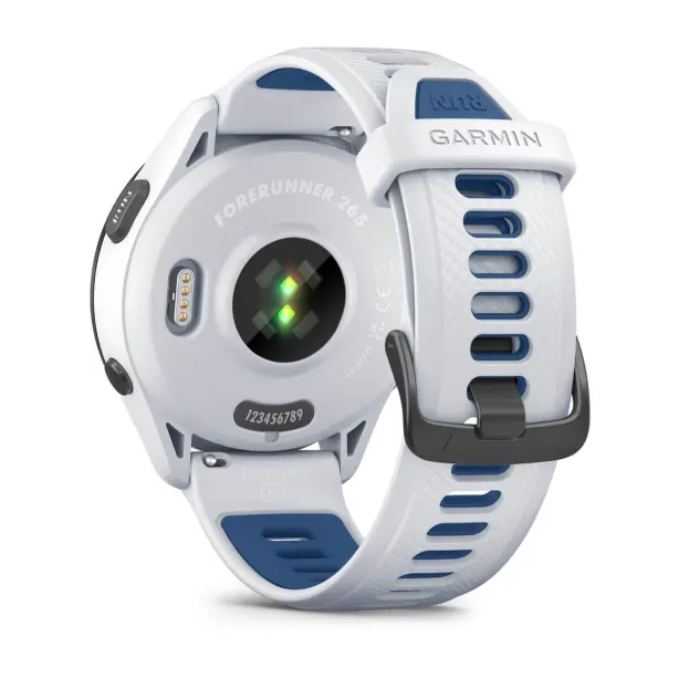 Garmin Forerunner 265 Running Smartwatch - Whitestone & Tidal Blue | 49-GAR-010-02810-11 from Garmin - DID Electrical