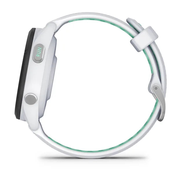 Garmin Forerunner 265S 1.1" Running Smartwatch - Whitestone/Neo Tropick | 49-GAR-010-02810-14 from Garmin - DID Electrical