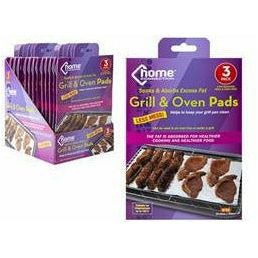 Home Fat Reducing Grill & Oven Pads - Pack of 3 | 490445 (7551004704956)