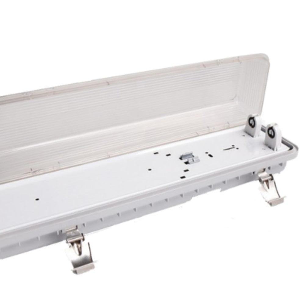 5 foot Twin Corrosion Proof Fitting - White | ACF258/EM (7229132964028)