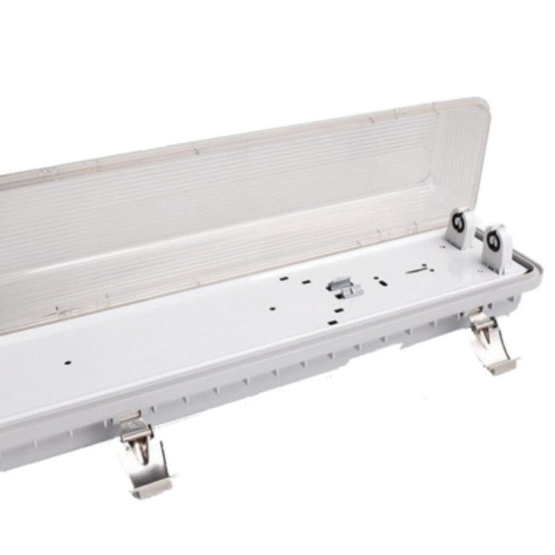 5 foot Twin Corrosion Proof Fitting - White | ACF258/EM (7229132964028)