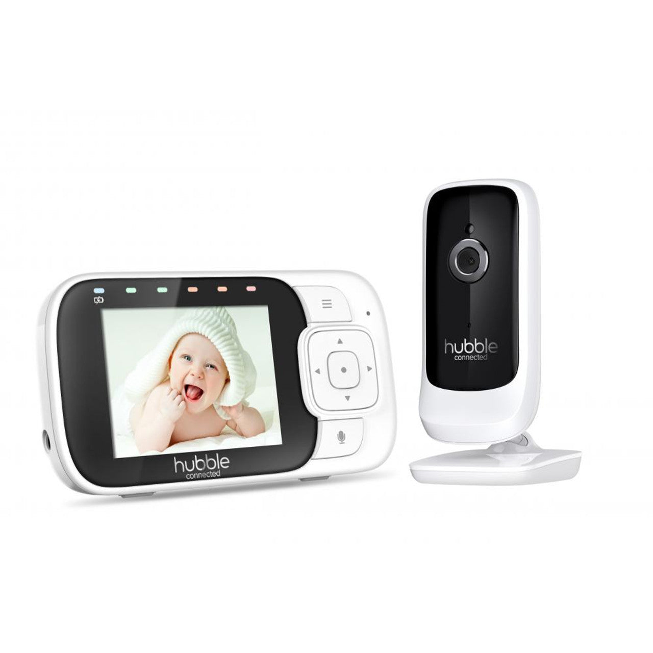 Hubble Nursery View Partner 2.8" Video Baby Monitor - White & Black | 5012786049130 from Hubble - DID Electrical
