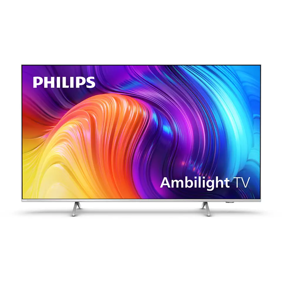 Open Boxed/ Ex-Display - Philips The One 50" 4K UHD LED Android Smart TV - Light Silver | 50PUS8507/12 from Philips - DID Electrical