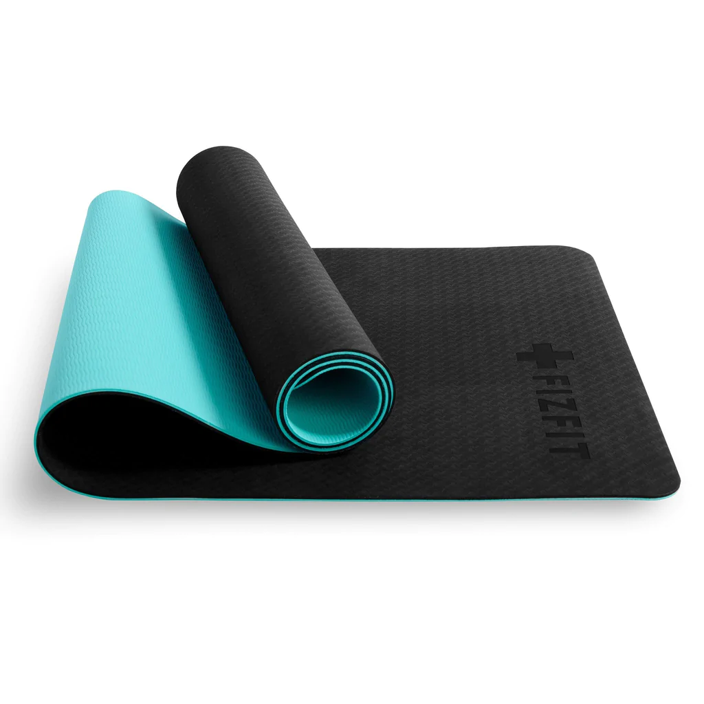 Fizfit Elite 6MM Gym Yoga Mat for Stretching &amp; Exercise - Black | E4 from Fizfit - DID Electrical