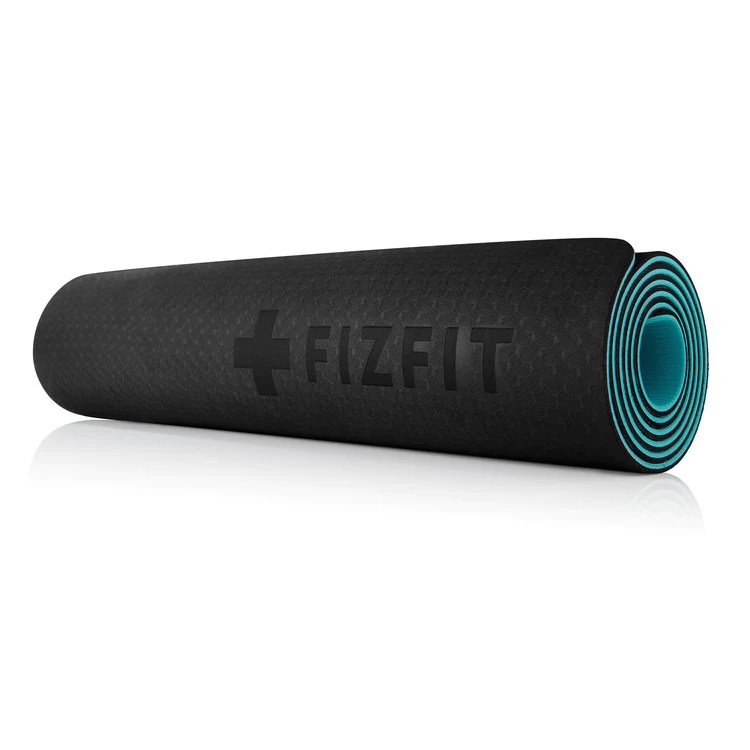 Fizfit Elite 6MM Gym Yoga Mat for Stretching &amp; Exercise - Black | E4 from Fizfit - DID Electrical