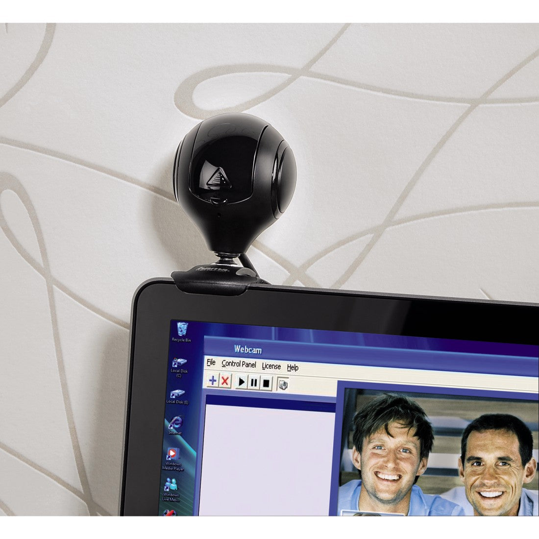 Hama 720P HD Spy Protect Webcam - Black | 539502 from Hama - DID Electrical