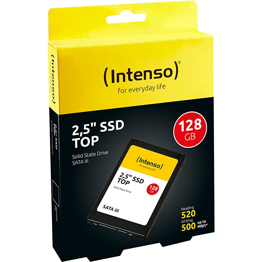Intenso 2.5&quot; 128GB SATA III Top Internal Solid State Drive - Black | 3812430 from Intenso - DID Electrical
