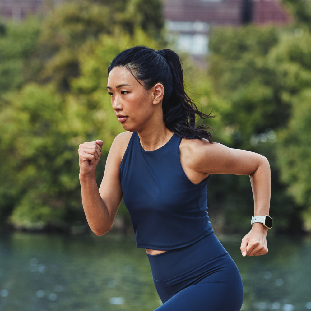 Fitbit Sense 2 Health & Fitness Smart Watch - Blue Mist & Soft Gold | 79-FB521GLBM (7619310321852)